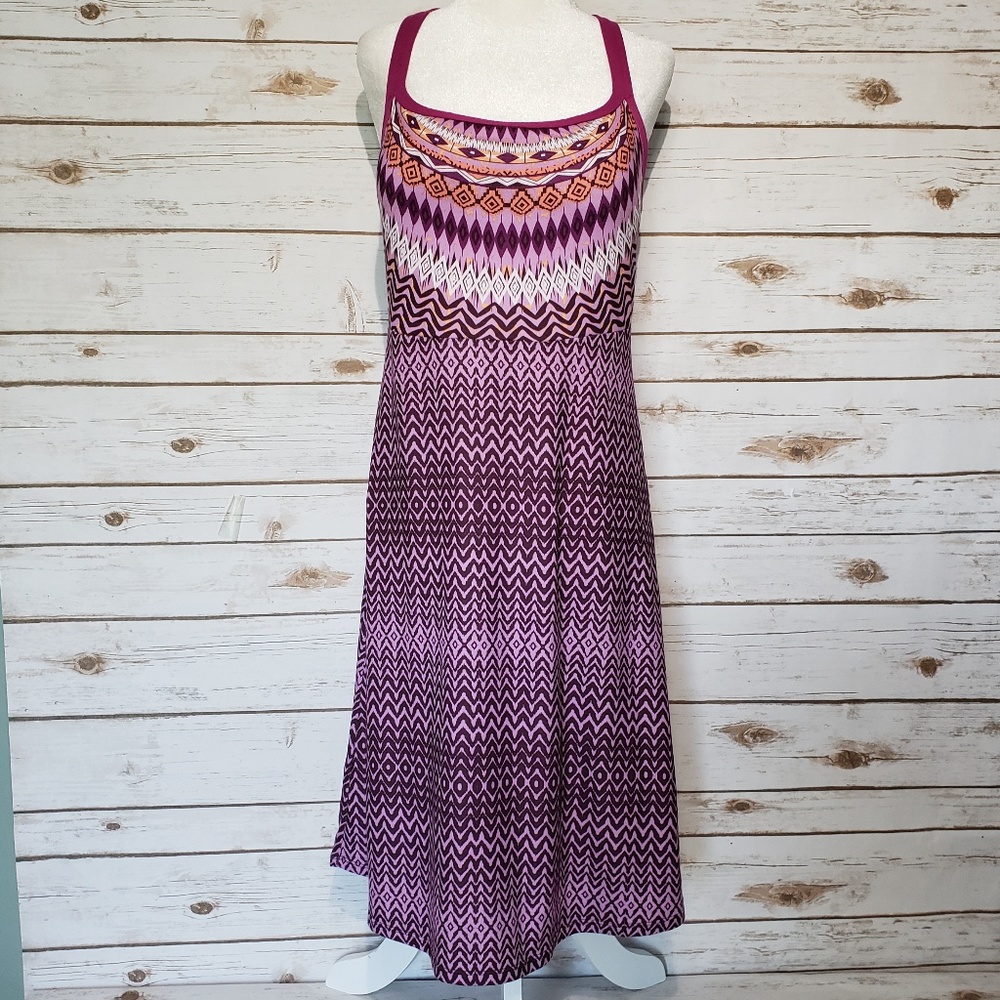 prAna Cora Violet Stretch Dress